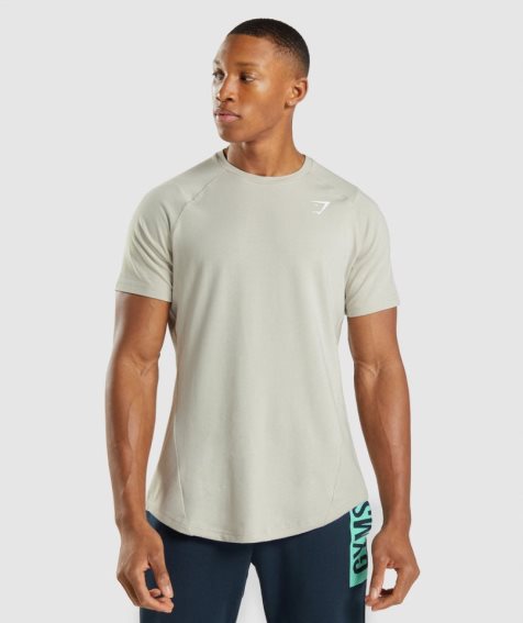 Men's Gymshark Bold T-Shirts Mint | CA 680157